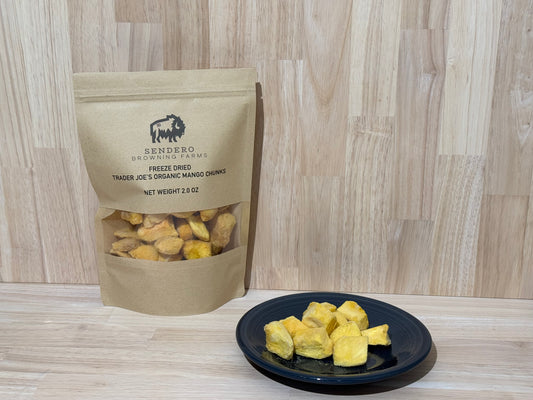 Freeze Dried Organic Mango Chunks